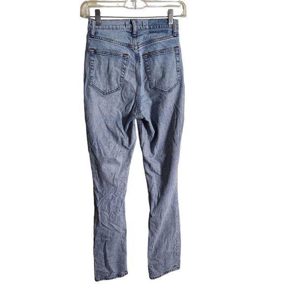 Abercrombie Curve Love The 90s Skin Straight Ultra High Rise Jeans Size 25/0 - Picture 3 of 9